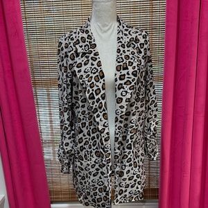 Women’s Size Medium - Dana Buchman Animal Print Jacket